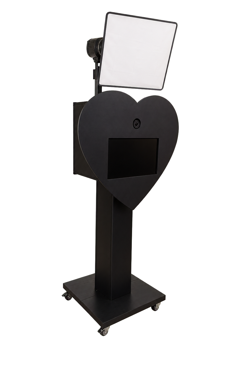 Fotobox in Herzform mit Drucker